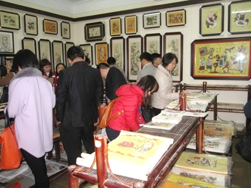 Đoàn khảo sát tham quan làng tranh Đông Hồ, Bắc Ninh
